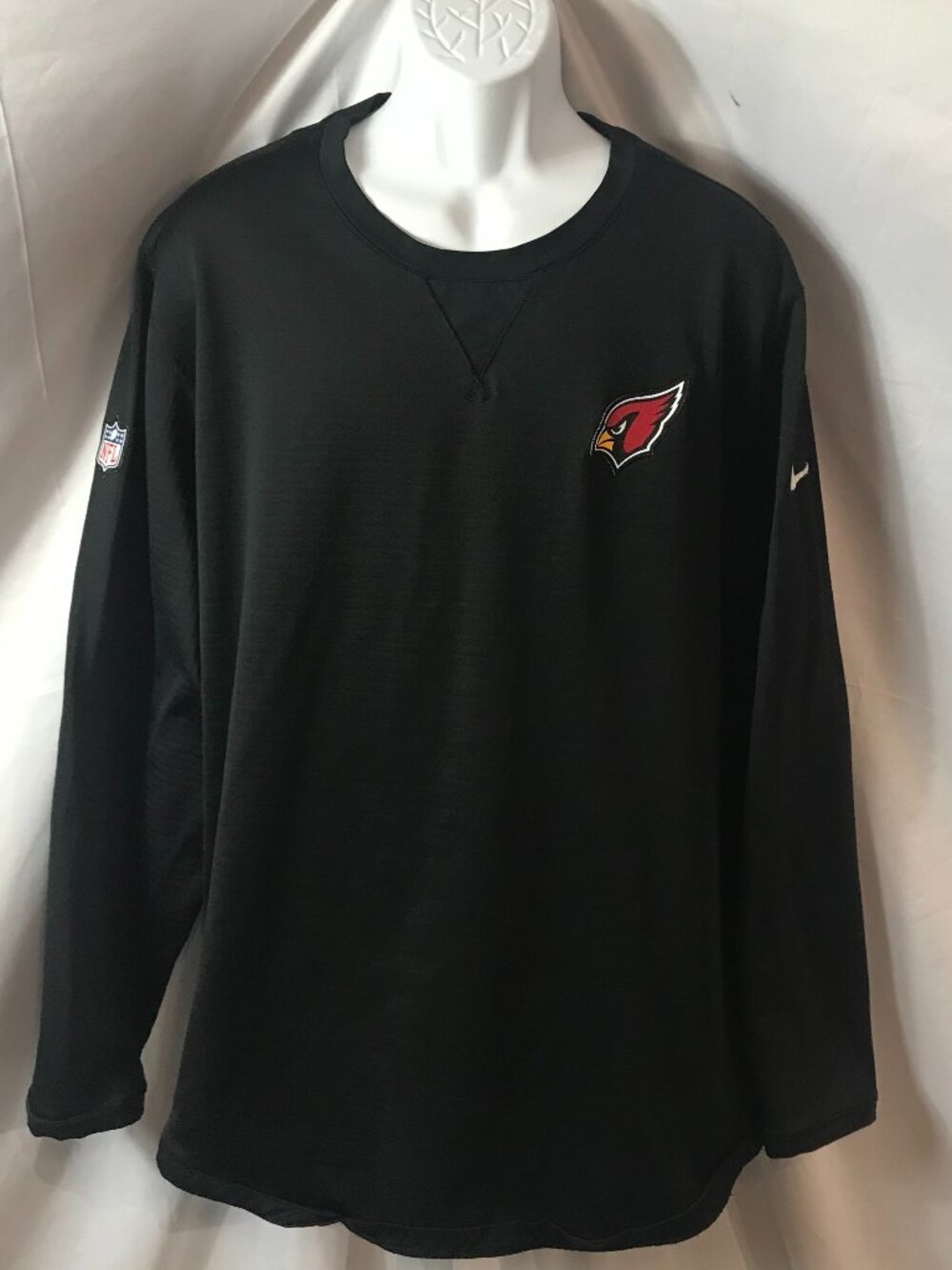 Nike Arizona Cardinals NFL Activewear Athletic Sport Cut Long Sleeve Tee Shirt